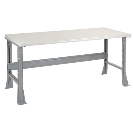 Global Industrial Workbench with Flared Leg, 72 x 36in, Laminate Safety Edge 183983